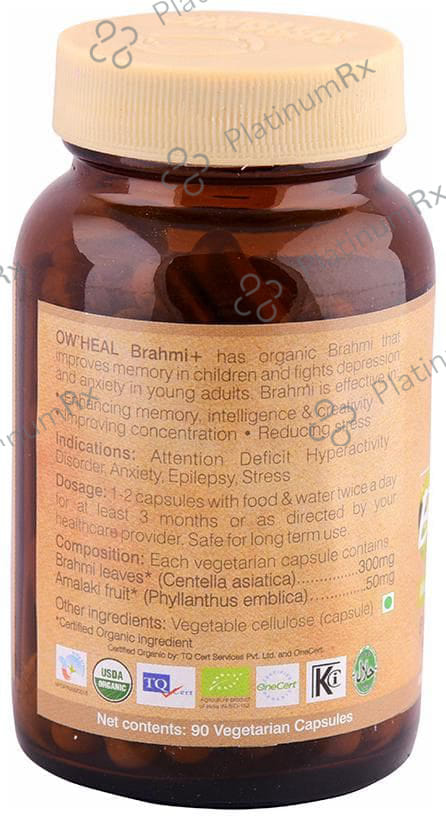 Organic Wellness Ow HEAL Brahmi Plus Capsule 90s