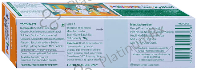 Pediflor Kidz Melon Flavour Toothpaste 70gm