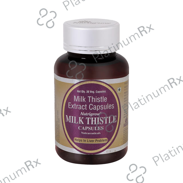 Nutrigrow Milk Thistle Veg Capsule 30 vegicaps