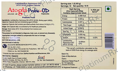 Atogla Probio OD 10B Capsule 10s