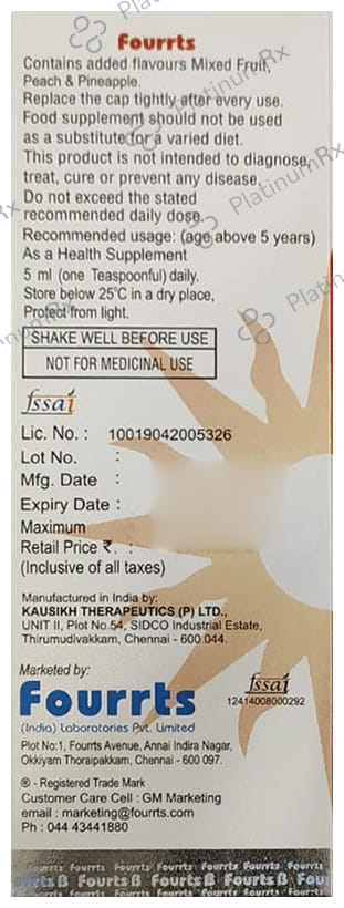 Fourts B Syrup 200ml