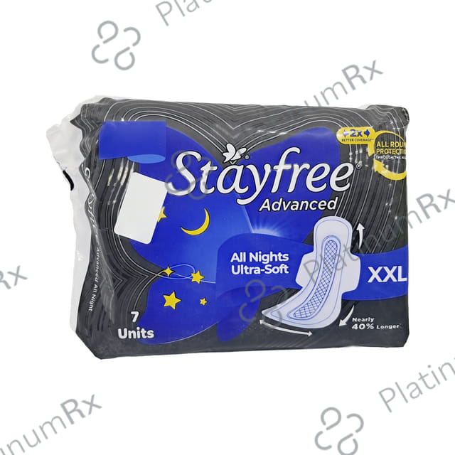 Stayfree Advanced All Night Ultra Soft with Wings Pads XXL 7s