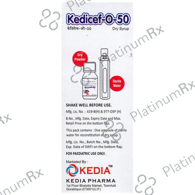 Kedicef-O 50 Dry Syrup