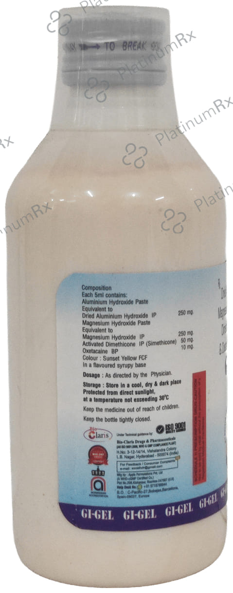 GI Gel Orange Oral Suspension 200ml