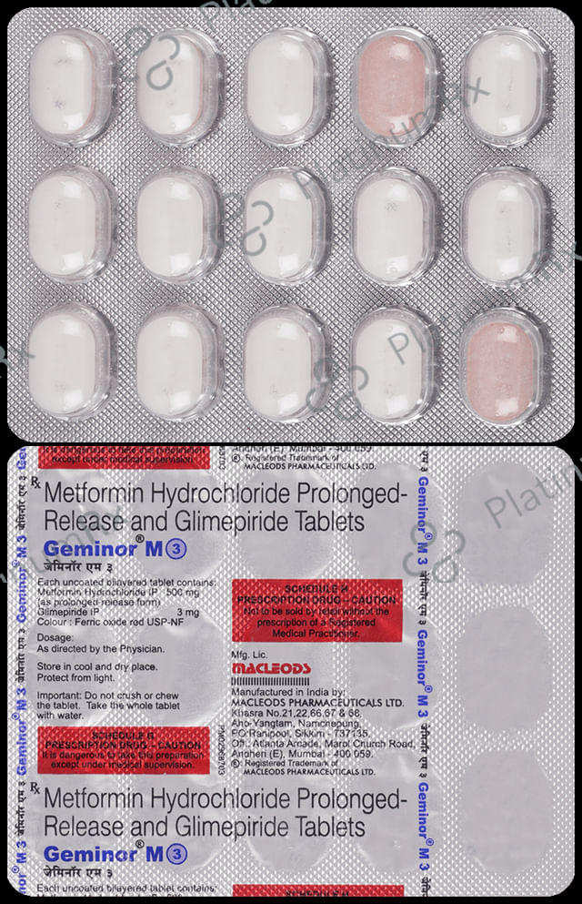 Geminor M 3/500mg Tablet 15s