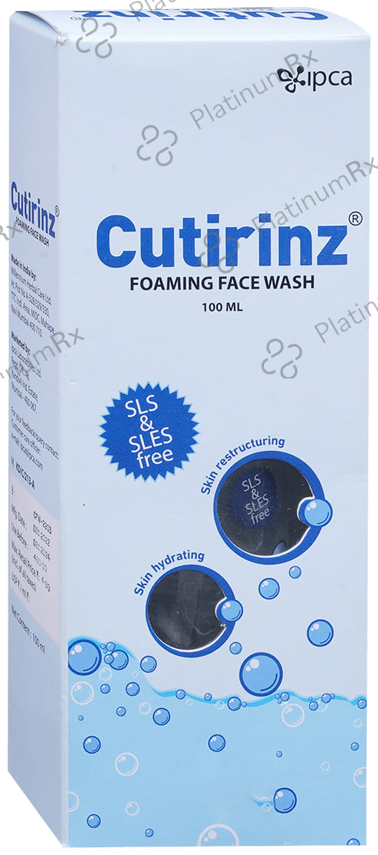 Cutirinz Foaming Face Wash SLS & SLES Free 100ml