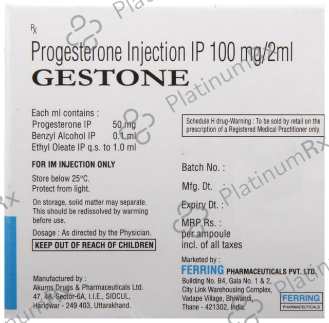 Gestone 100mg Injection 2ml