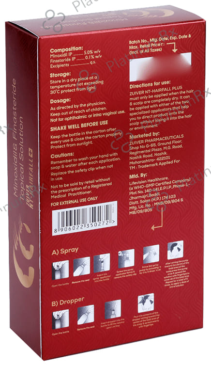 Zuiver Hair Regrowth + Solution Alcohol Free