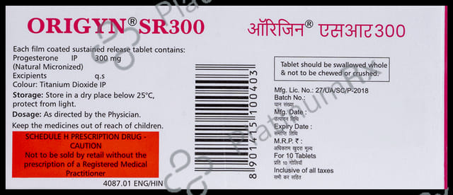 Origyn SR 300 Tablet 10s