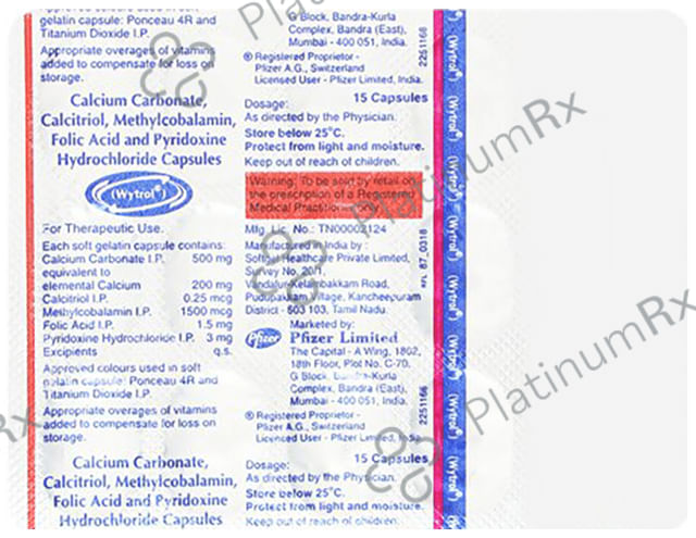 Wytrol Soft Gelatin Capsule 15s