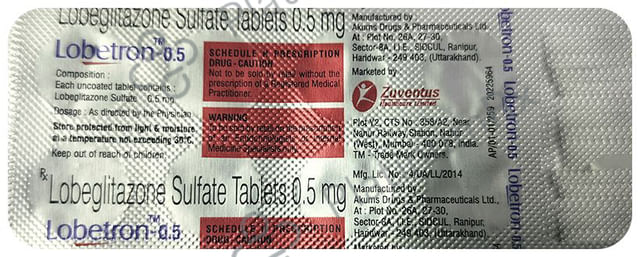 Lobetron 0.5mg Tablet 10s