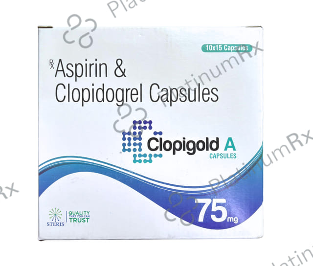 Clopigold A 75/75mg Capsule 15s