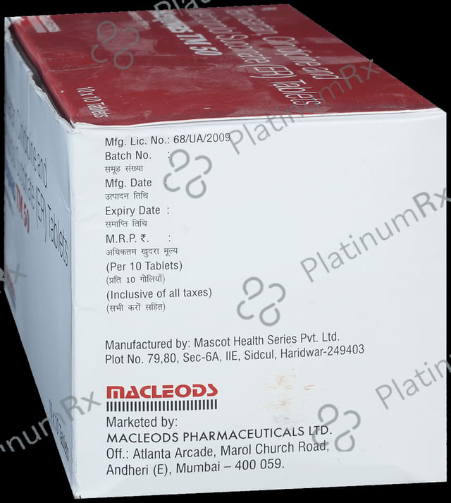 Nexovas TM 10/50/40mg Tablet ER 10s