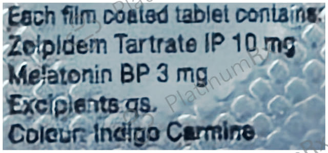 Zolsoma 10/3mg Tablet 10s