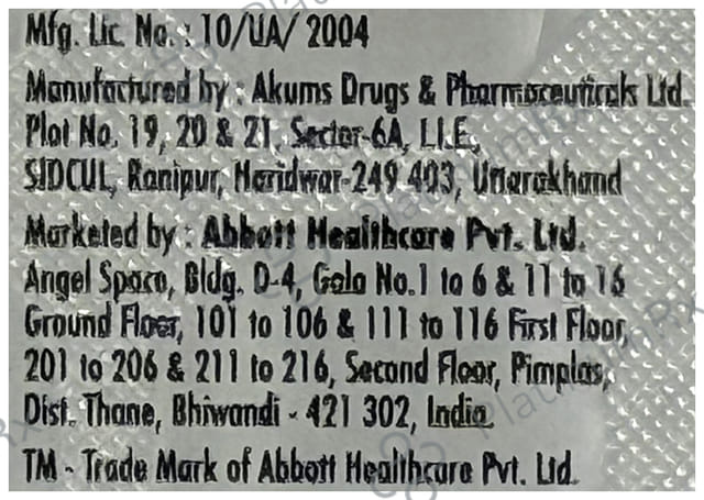 Tacitinix ER 11mg Tablet 10s