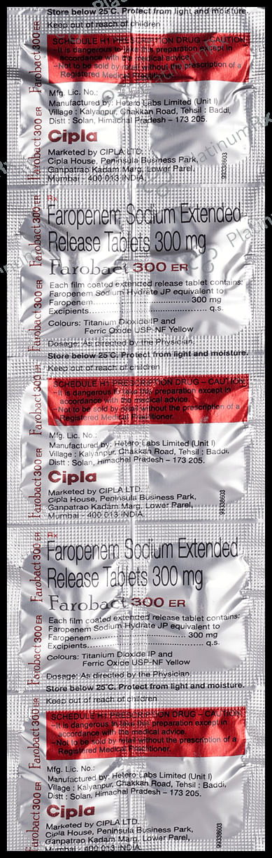 Farobact 300mg Tablet ER 10s