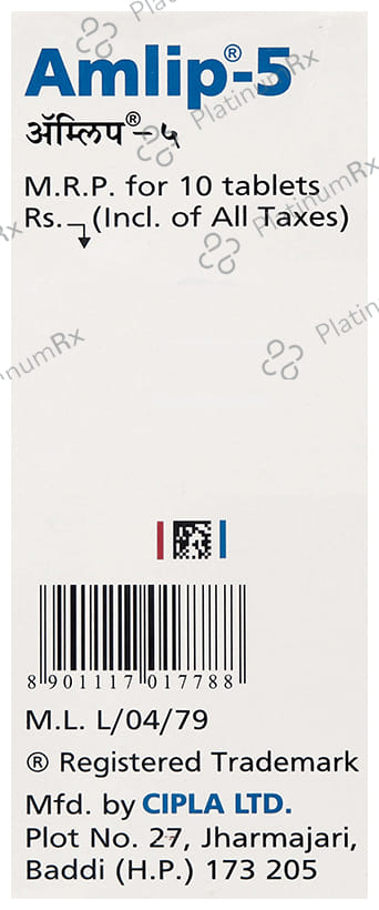 Amlip 5mg Tablet 10s