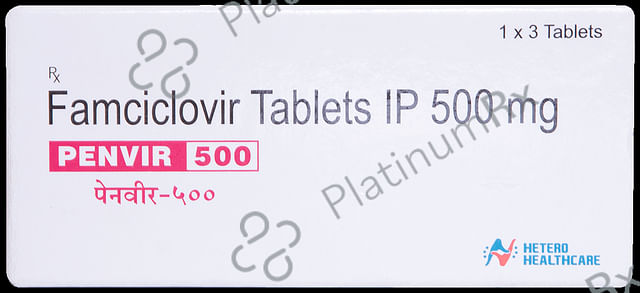 Penvir 500mg Tablet 3s