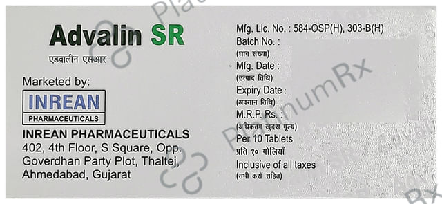 Advalin SR Tablet 10s
