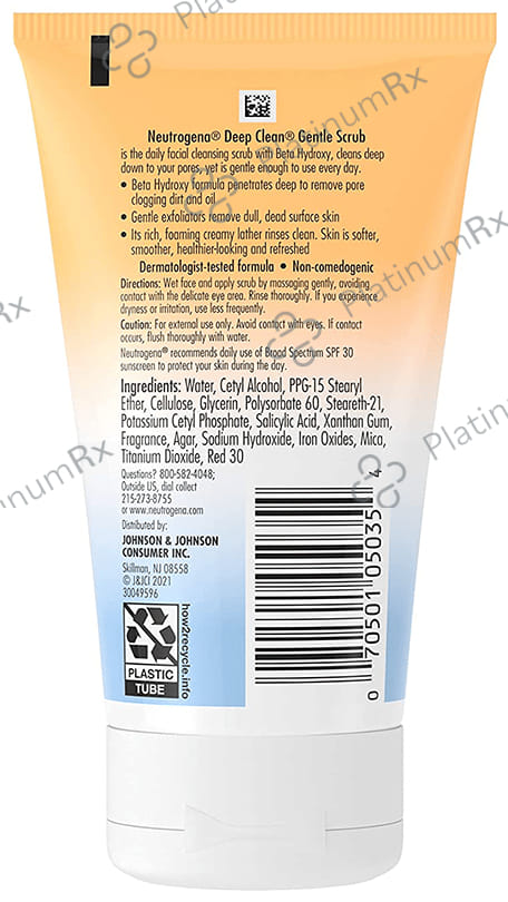Neutrogena Deep Clean Gentle Scrub Oil Free