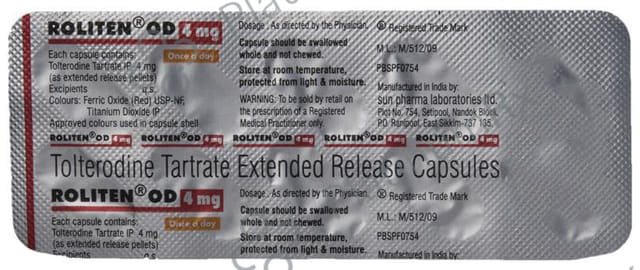 Roliten OD 4mg Capsule ER 10s