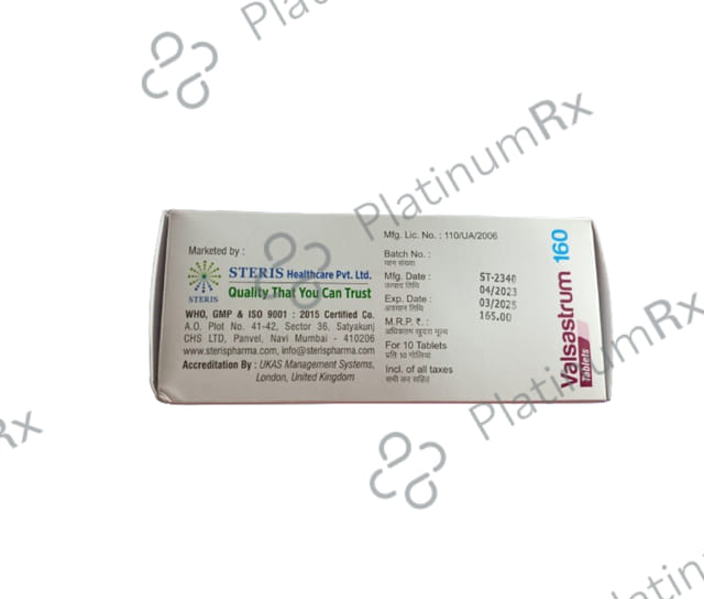 Valsastrum 160mg Tablet 10s