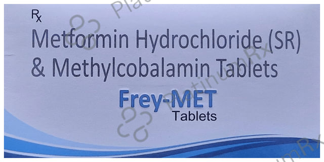 Frey Met 500mg/750mcg Tablet SR 10s