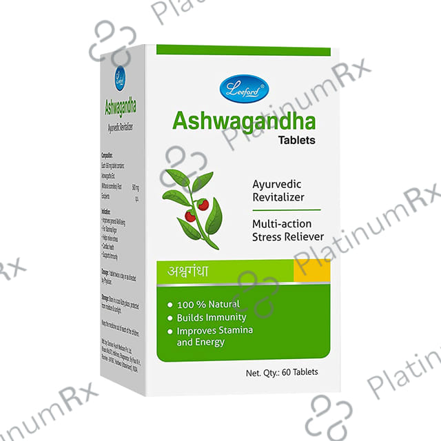 Leeford Ashwagandha Ayurvedic Tablet for Immunity, Stamina and Energy