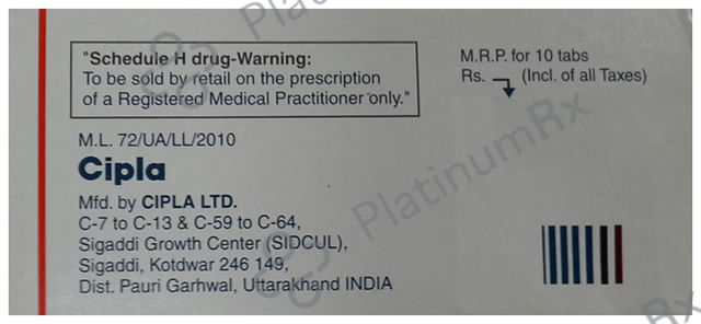 Carloc 25mg Tablet 10s