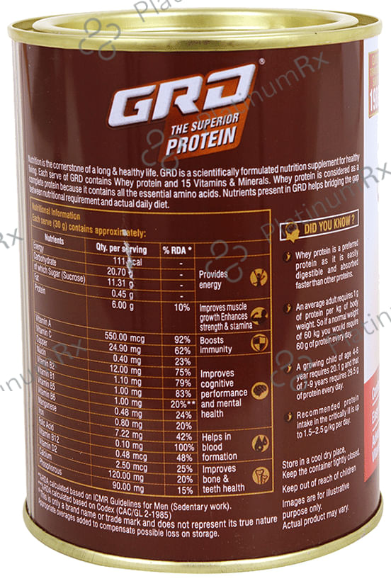 GRD Viatmins & Minerals Chocolate Powder 200gm