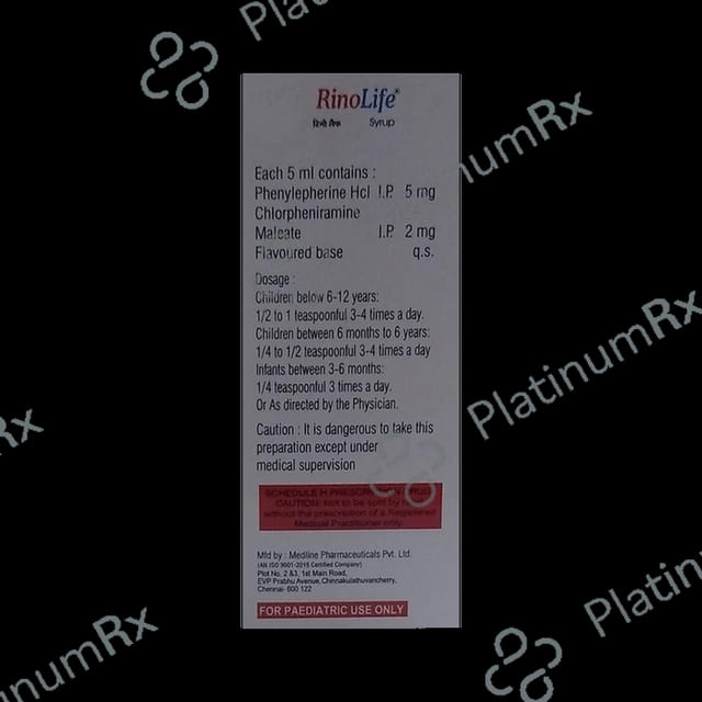 Rinolife Syrup