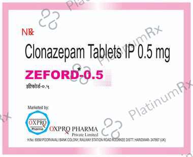 Zeford 0.5mg Tablet 10s Oxpro Pharma Pvt. Ltd.