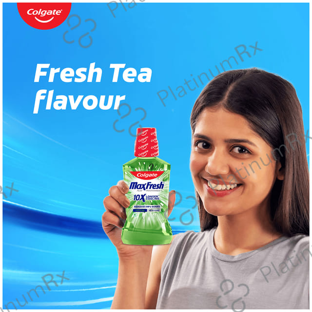 Colgate Fresh Tea MaxFresh Plax Antibacterial Mouth Wash 250ml