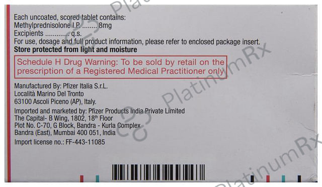 Medrol 8mg Tablet 14s