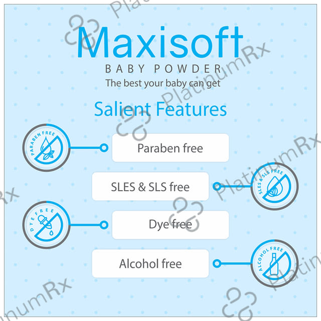 Maxisoft Baby Powder (200gm Each) 1 Bottle