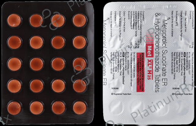 Met XL H 12.5/25mg ER Tablet 20s