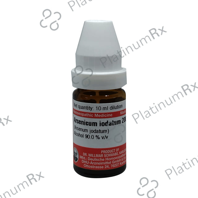 Dr Willmar Schwabe Germany Arsenicum Iodatum Dilution 200