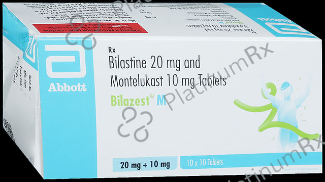 Bilazest M 20/10mg Tablet 10s