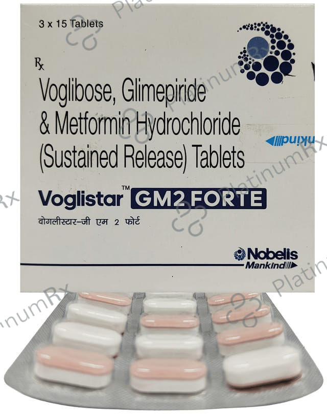Voglistar GM 2 Forte Tablet SR 15s