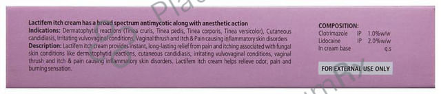 Lactifem Itch Vaginal Cream Vaginal Cream