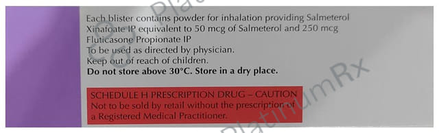 Seretide 50/250mcg Accuhaler Capsule 60s