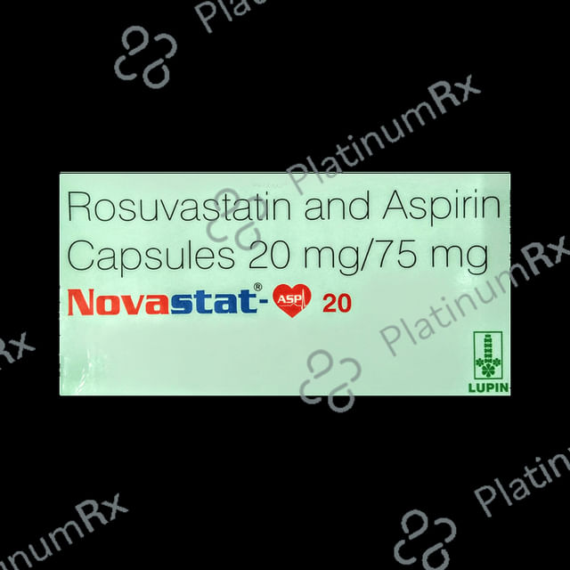 Novastat Asp 20/75mg Capsule 10s