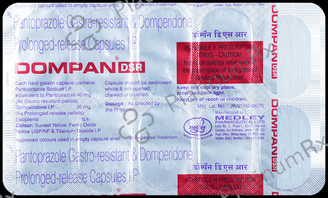 Dompan D 30/40mg Capsule SR 10s