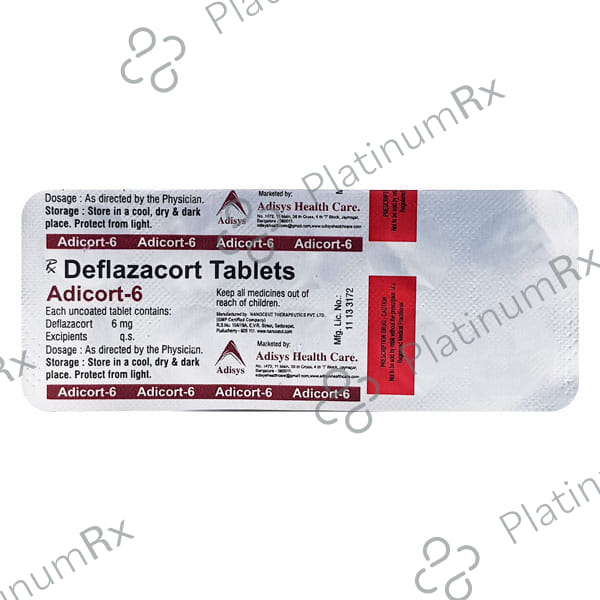 Adicort 6mg Tablet 10s