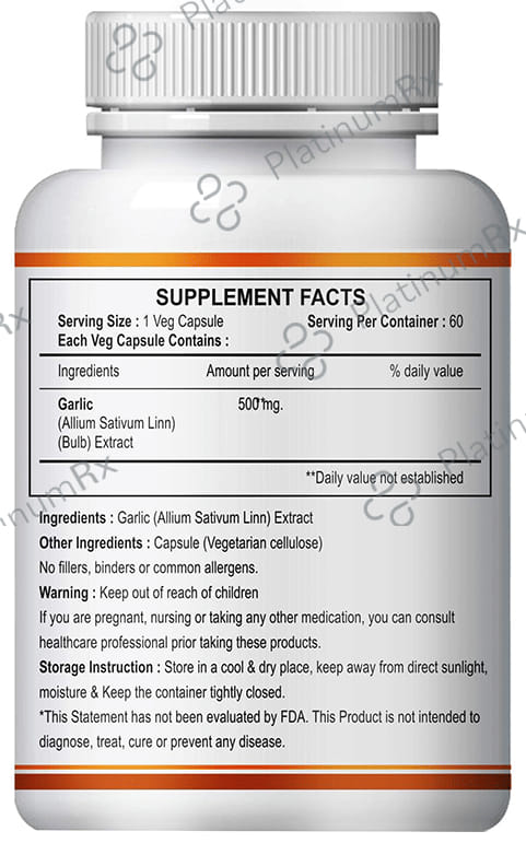 Fasczo Garlic 500mg Capsule