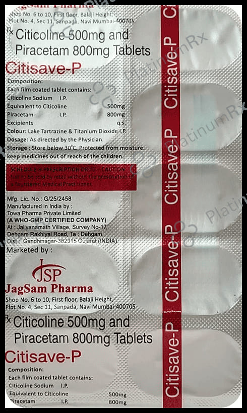 Citisave P 500mg/800mg Tablet