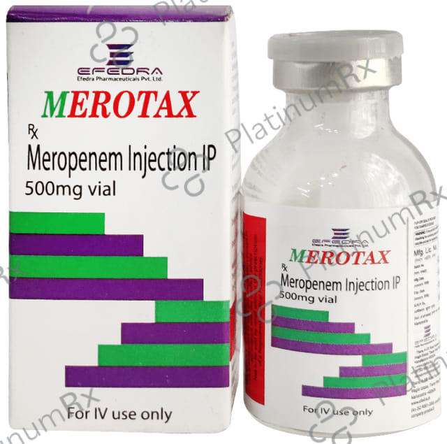 Merotax 500mg Injection