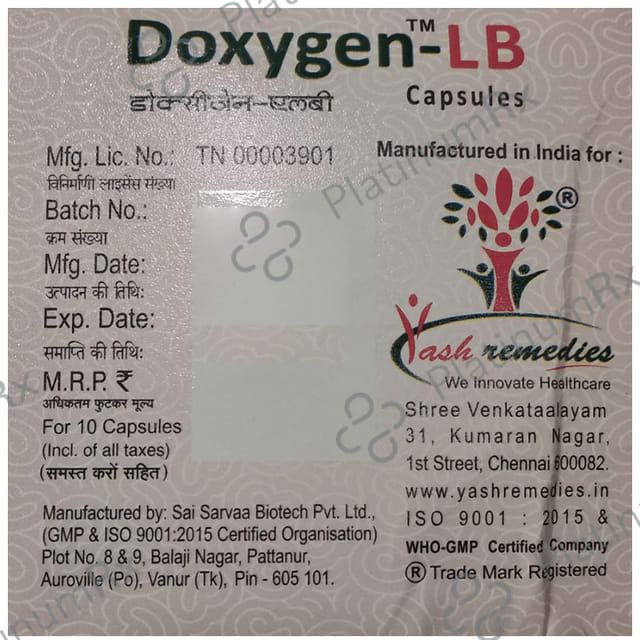 Doxygen LB 100mg Capsule 10s