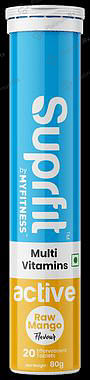 Superfit Multivitamin Active Effervescent Tablet Raw Mango