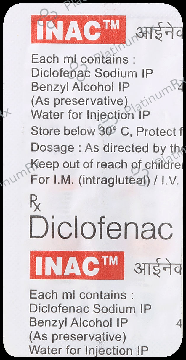 Inac 25mg Injection 3ml